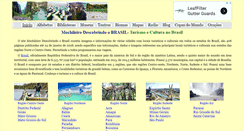 Desktop Screenshot of mochileiro.tur.br